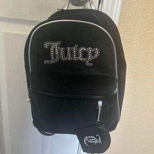 New juicy couture velour backpack